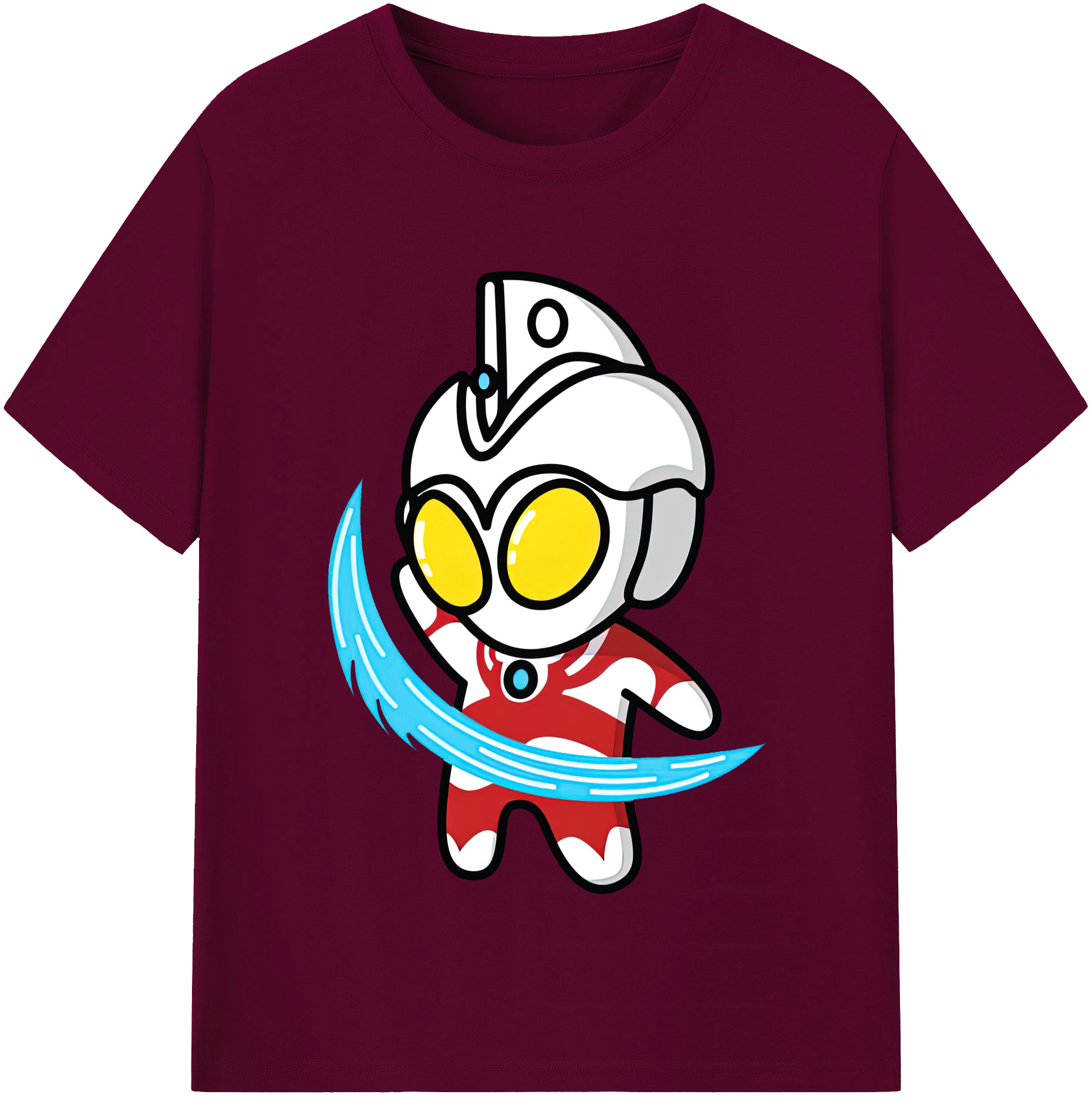 （画像用） ウルトラマン Ultraman レディースカジュアルプリントTシャツ（綿100％）